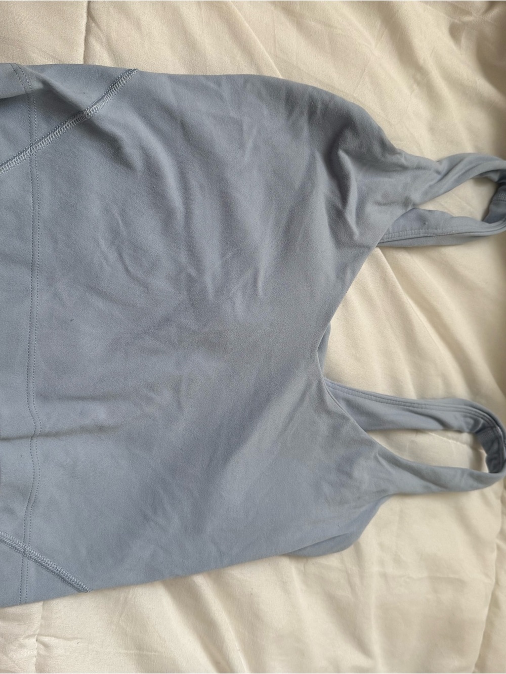 lululemon athletica Light Blue Double-Strap Tank